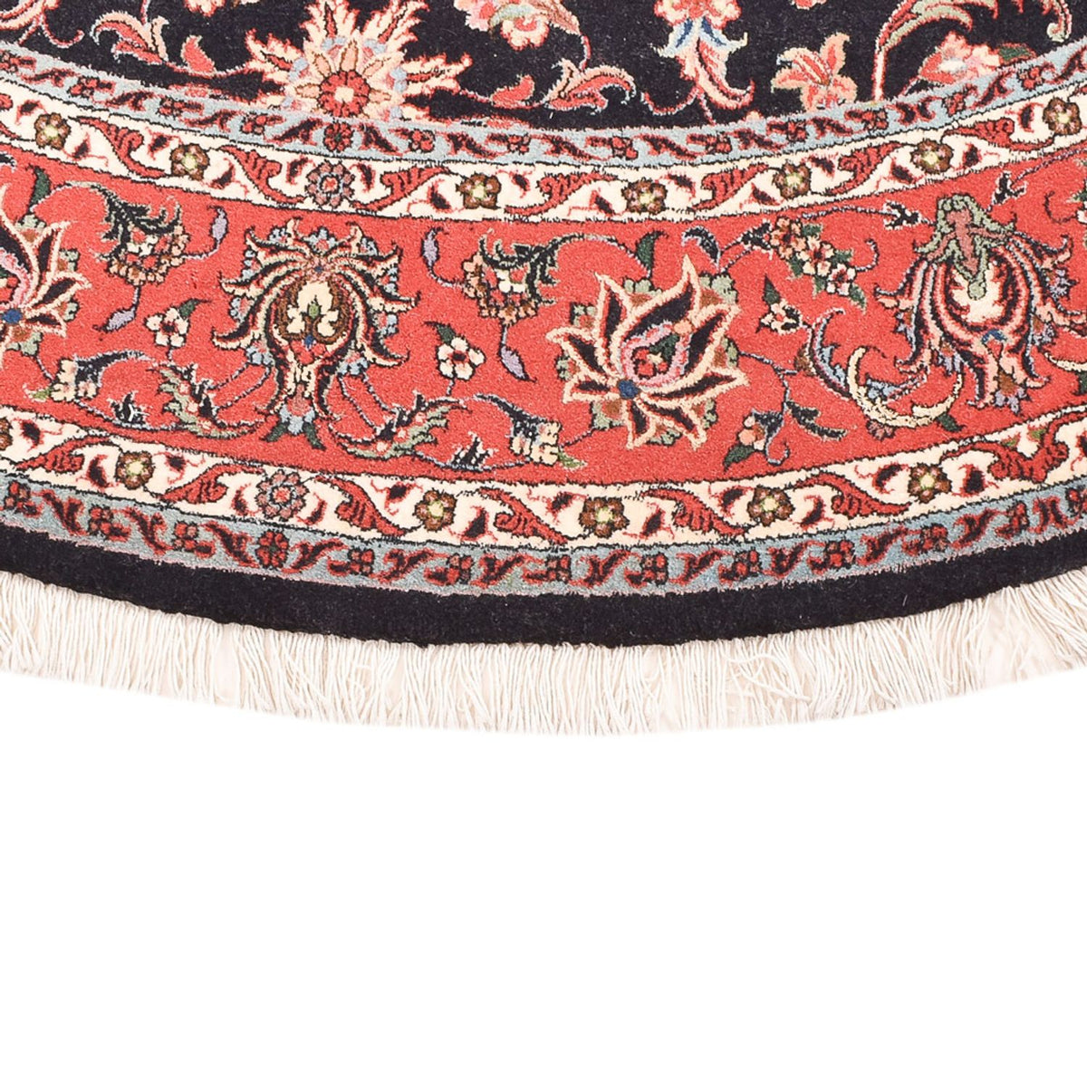 Tapis persan - Bidjar ronde  - 200 x 200 cm - rouge foncé