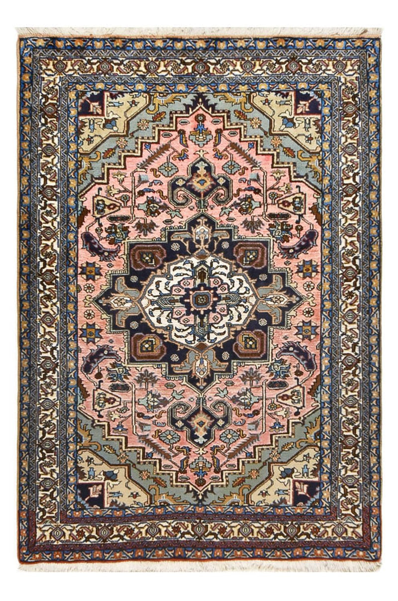 Tapis persan - Nomadic - 196 x 133 cm - rouge clair