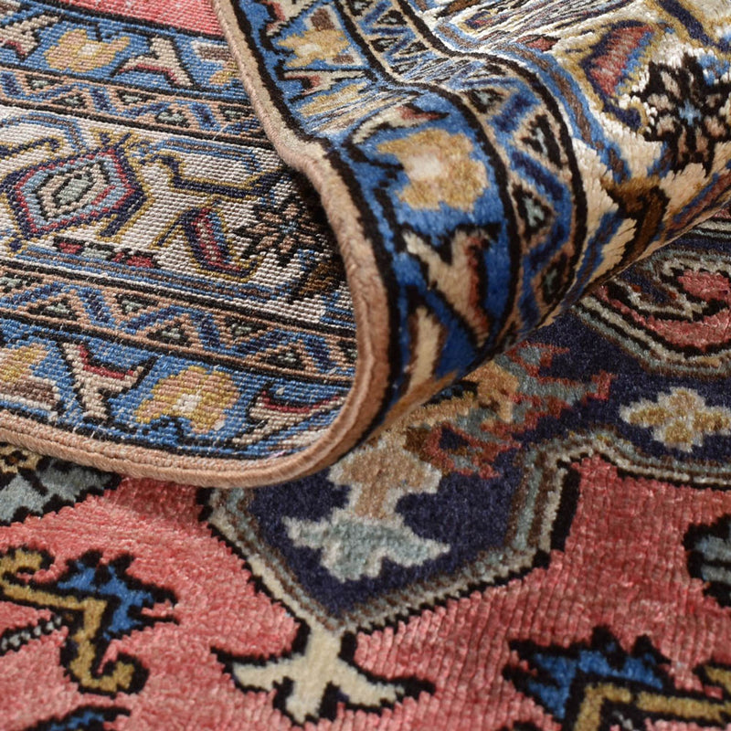 Tapis persan - Nomadic - 196 x 133 cm - rouge clair