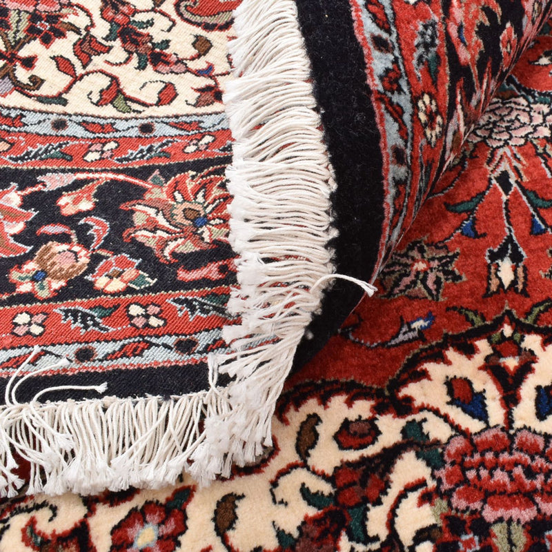 Tapis persan - Bidjar ronde  - 150 x 150 cm - rouge