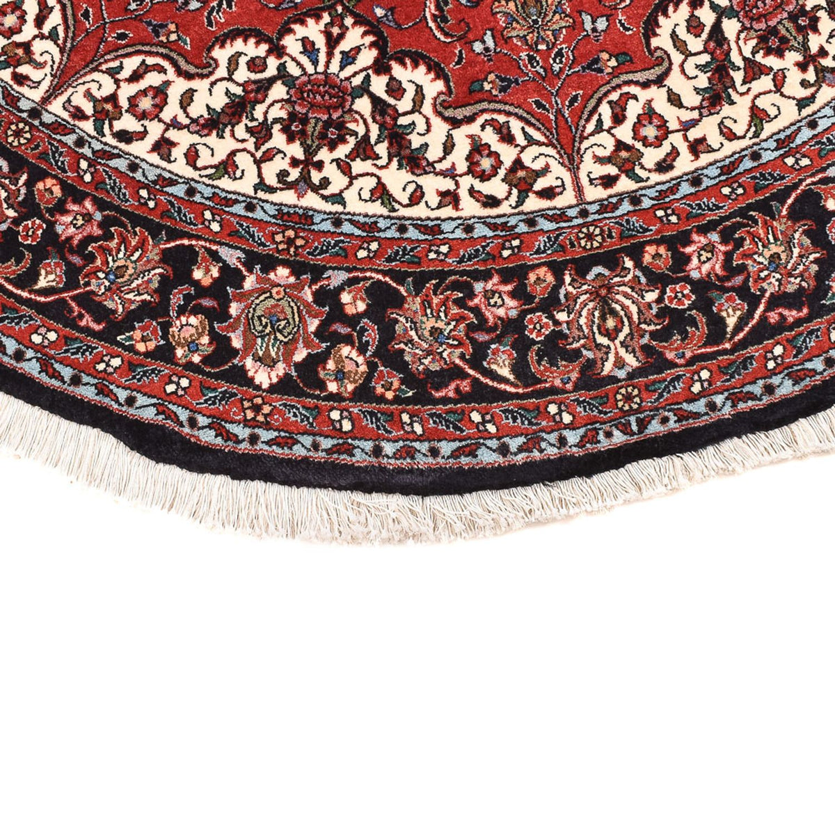 Tapis persan - Bidjar ronde  - 150 x 150 cm - rouge