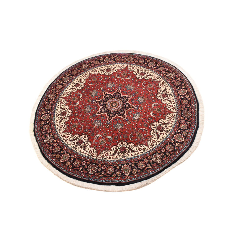 Tapis persan - Bidjar ronde  - 150 x 150 cm - rouge