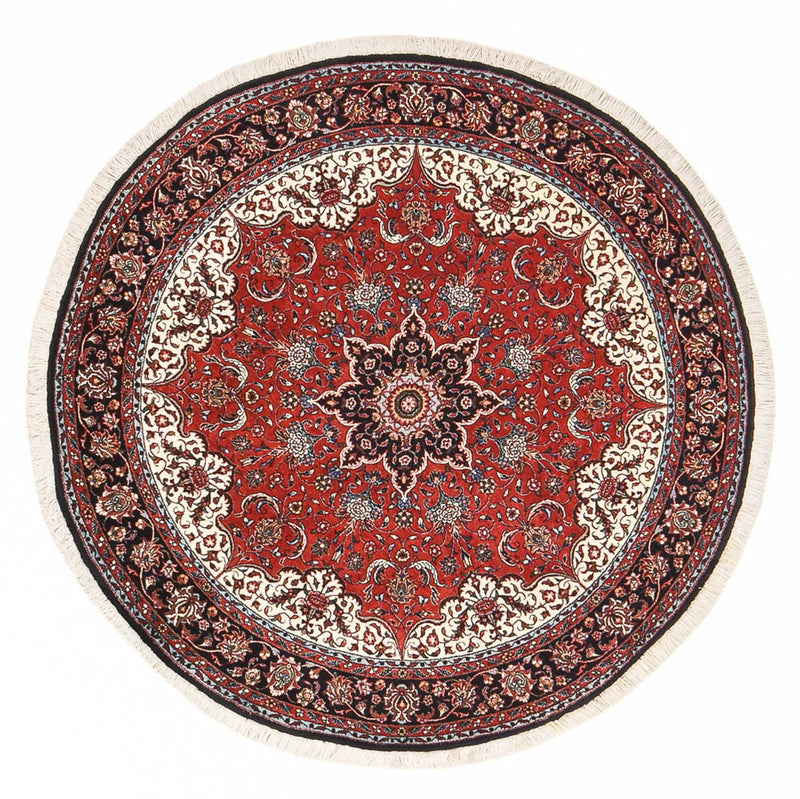 Tapis persan - Bidjar ronde  - 150 x 150 cm - rouge