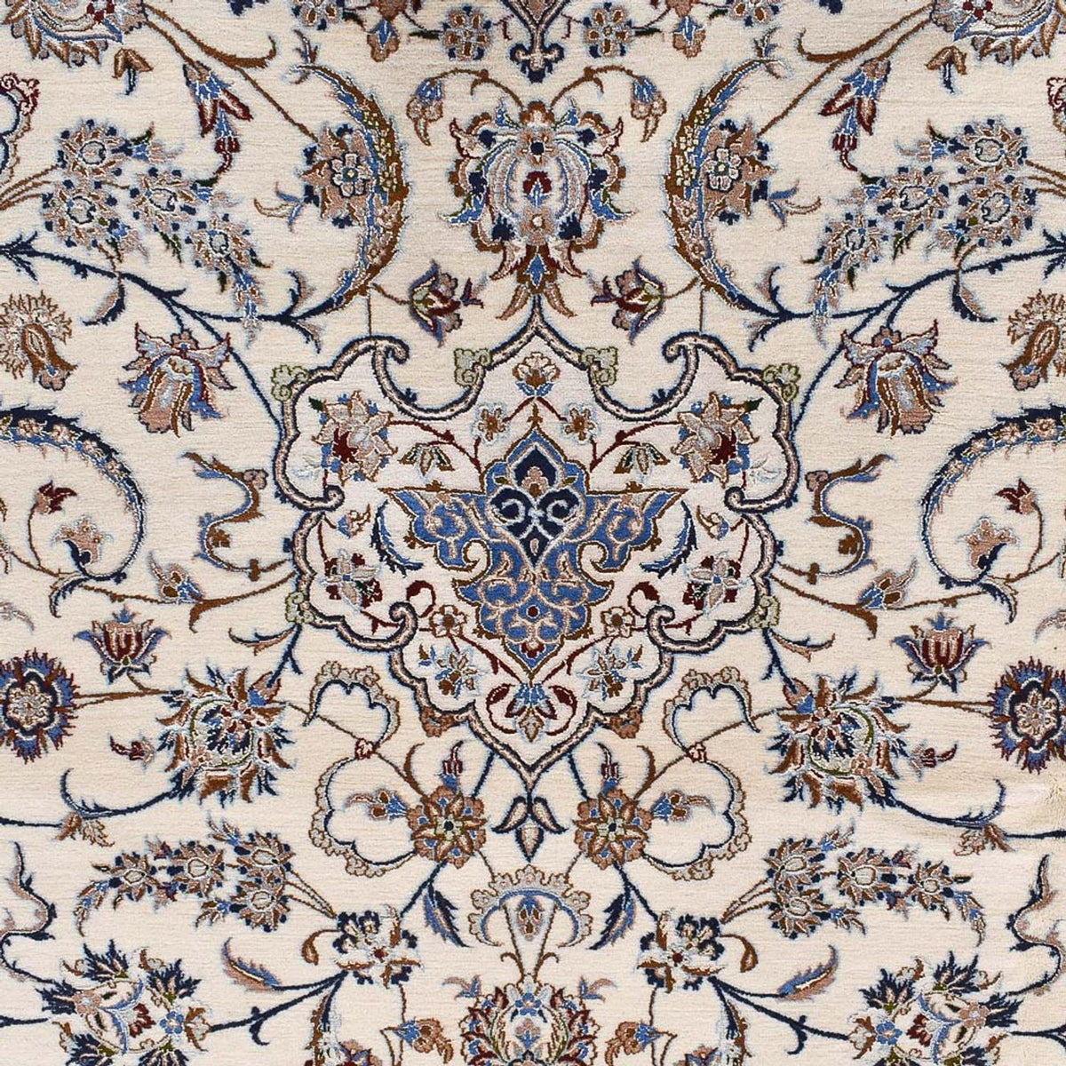 Tapis persan - Nain - Premium - 455 x 315 cm - crème