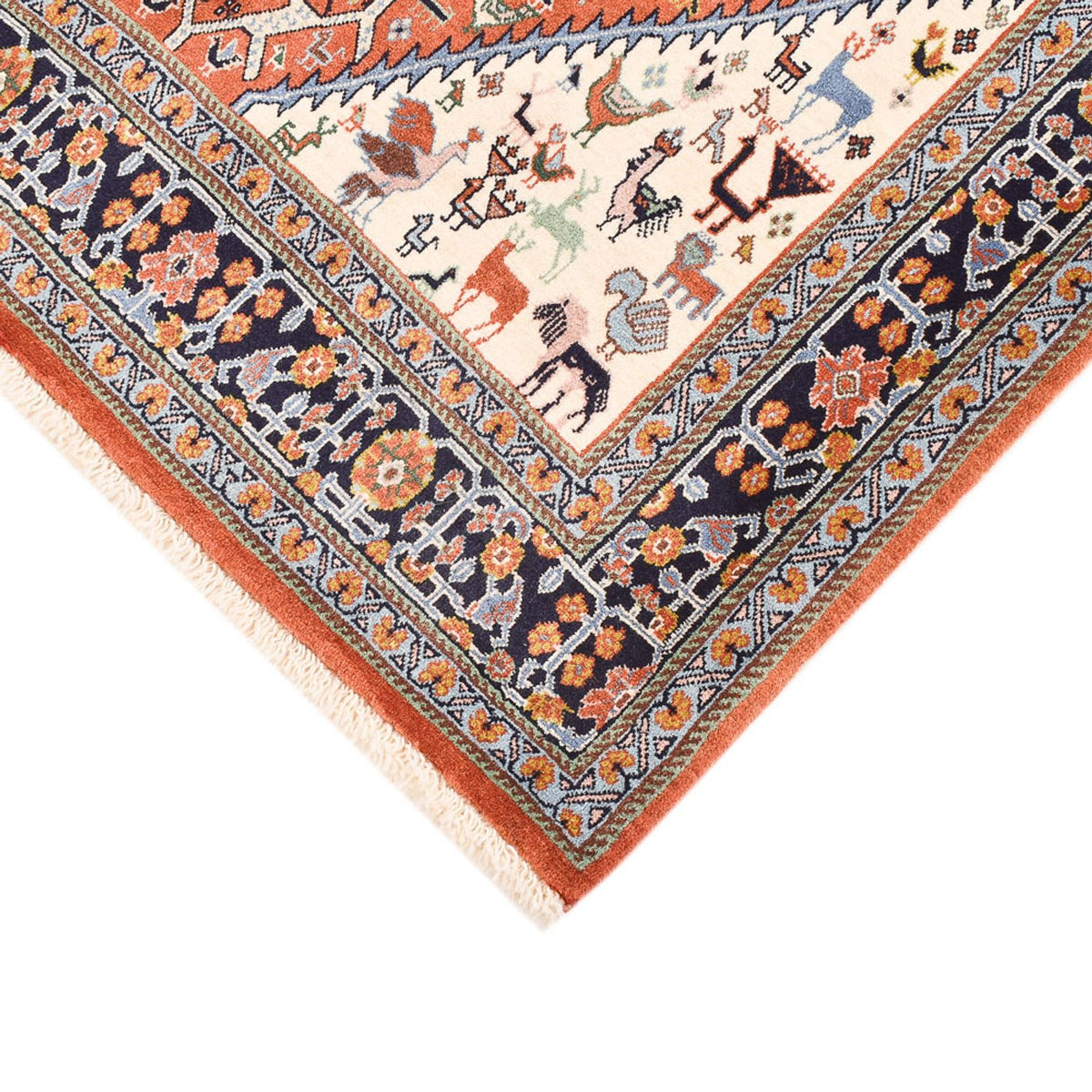 Tapis Gabbeh - Persan Kashkuli - 152 x 112 cm - multicolore