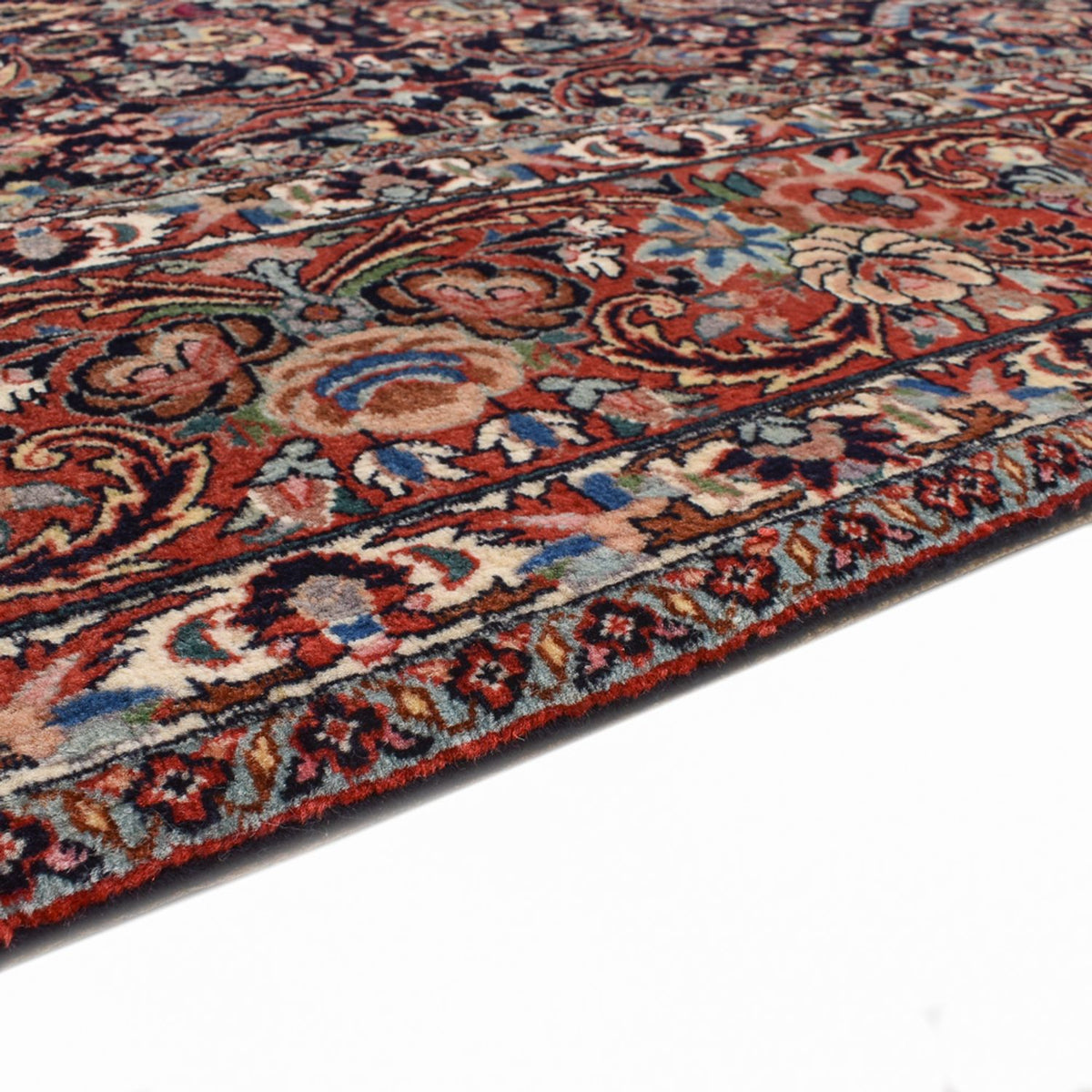 Tapis persan - Bidjar carré  - 252 x 252 cm - rouille