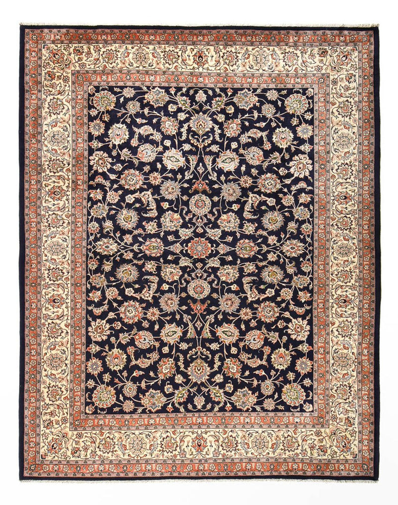 Tapis persan - Classique - Royal - 388 x 300 cm - bleu foncé