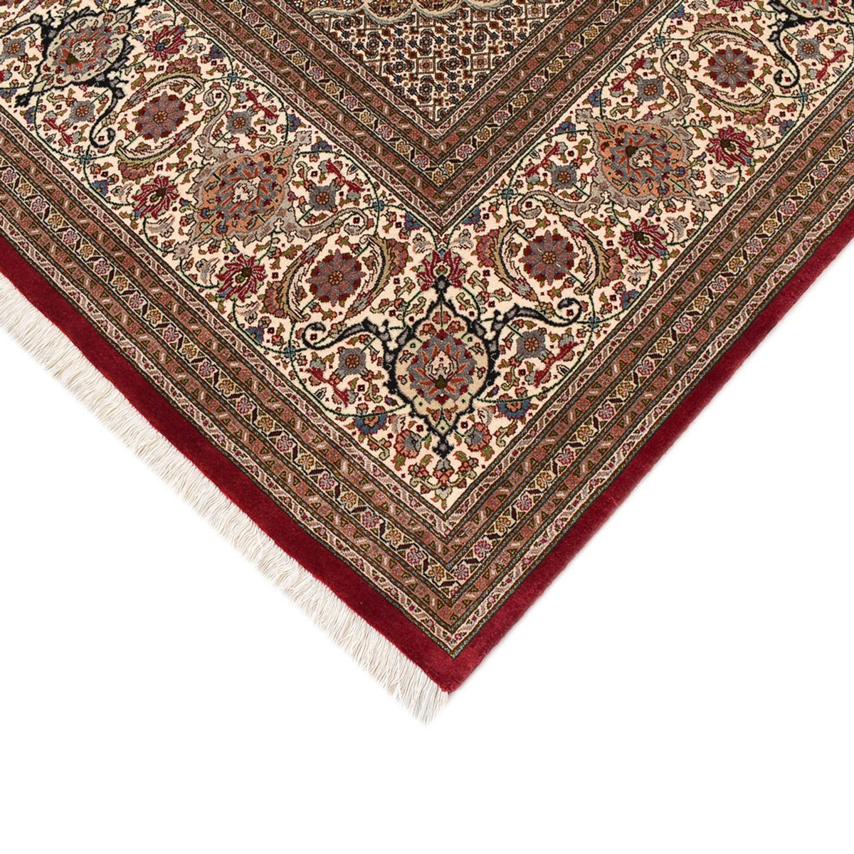 Tapis persan - Tabriz - Royal - 410 x 302 cm - beige foncé