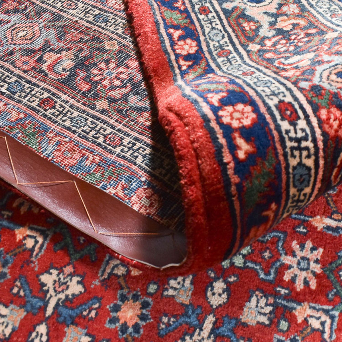 Tapis persan - Bidjar - 300 x 221 cm - rouge clair