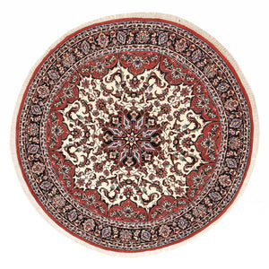 Tapis persan - Bidjar ronde  - 150 x 150 cm - beige