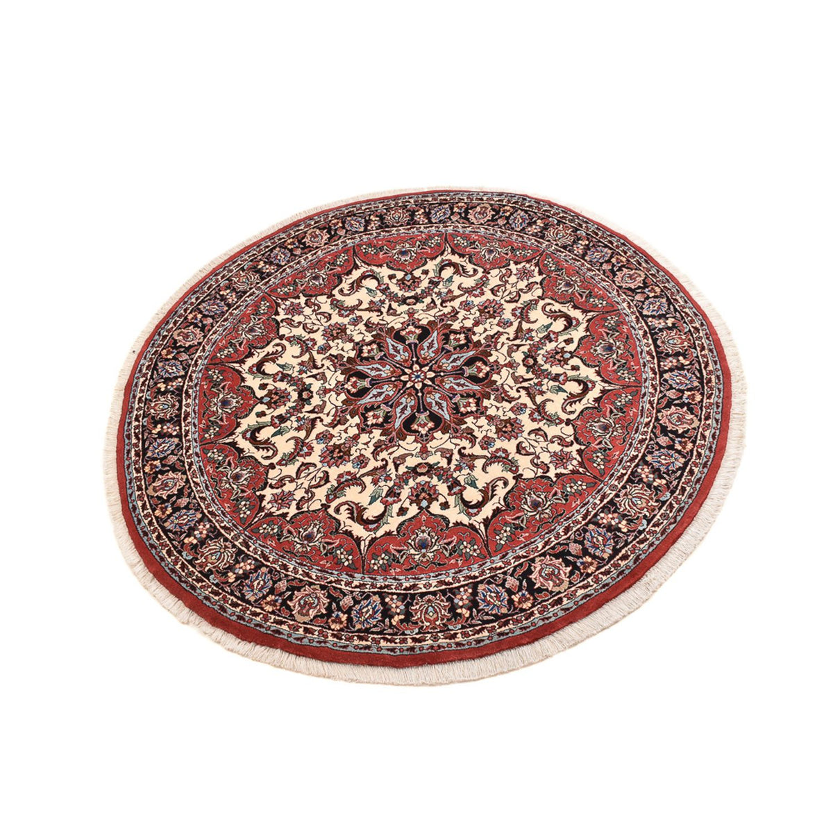 Tapis persan - Bidjar ronde  - 150 x 150 cm - beige