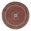 Tapis persan - Bidjar ronde - 150 x 150 cm - rouge foncé