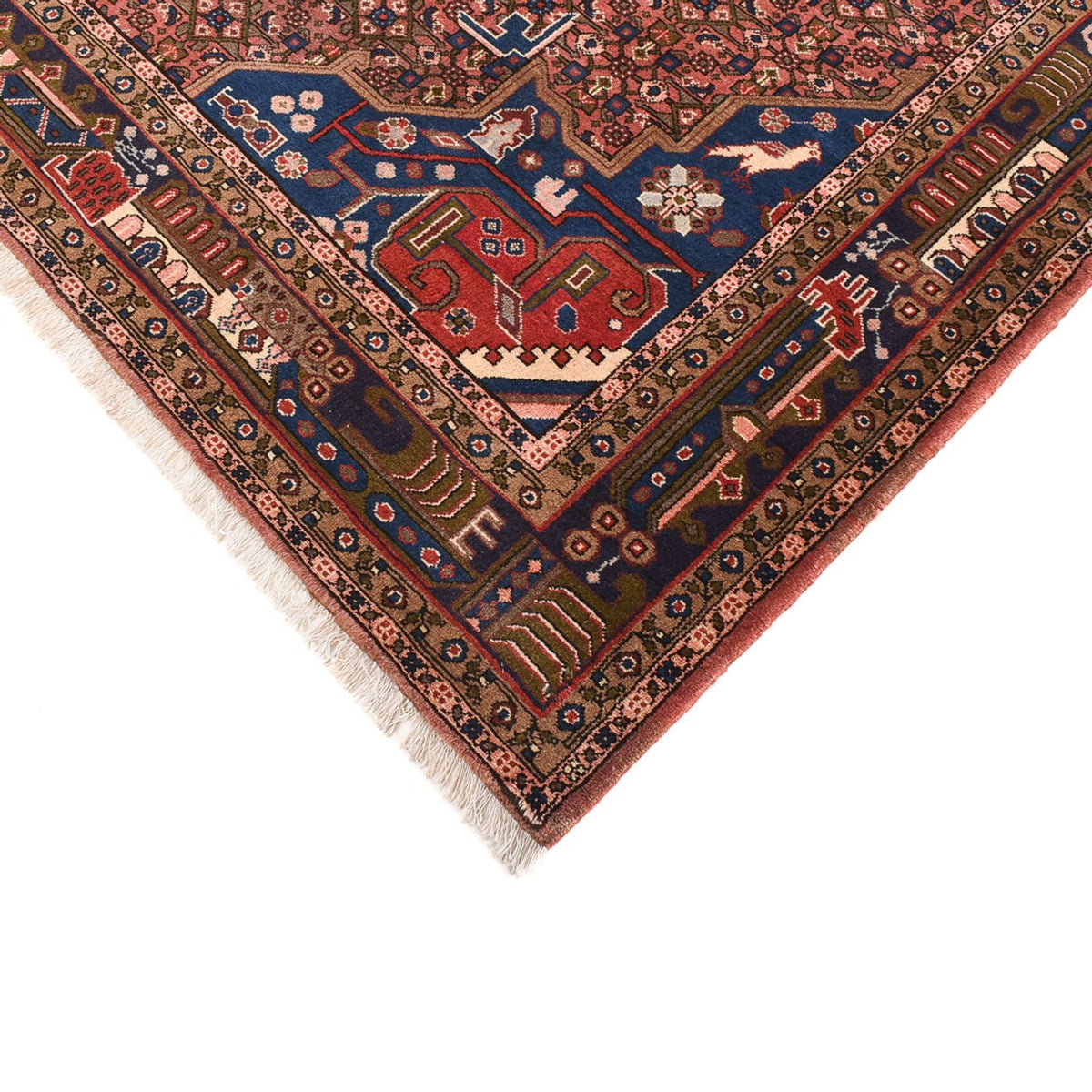 Tapis persan - Nomadic - 286 x 206 cm - rouge foncé