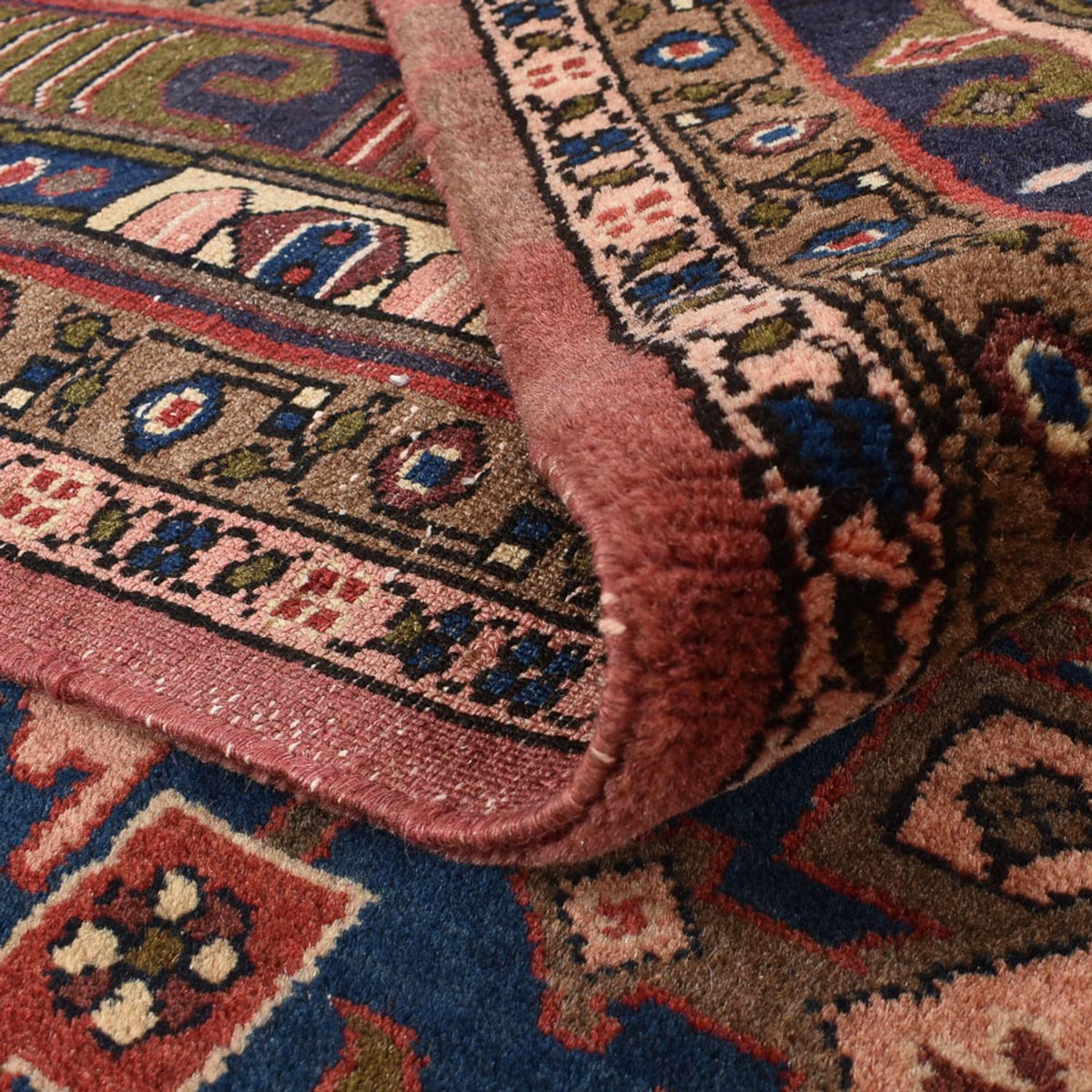 Tapis persan - Nomadic - 286 x 206 cm - rouge foncé