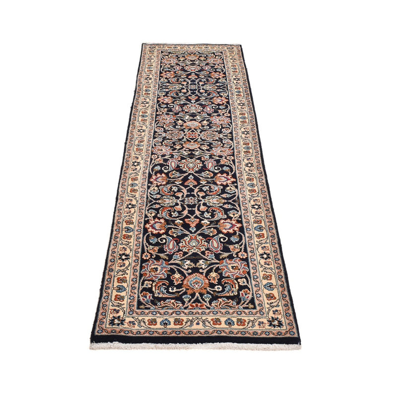 Tapis de couloir Tapis persan - Classique - 298 x 75 cm - bleu foncé