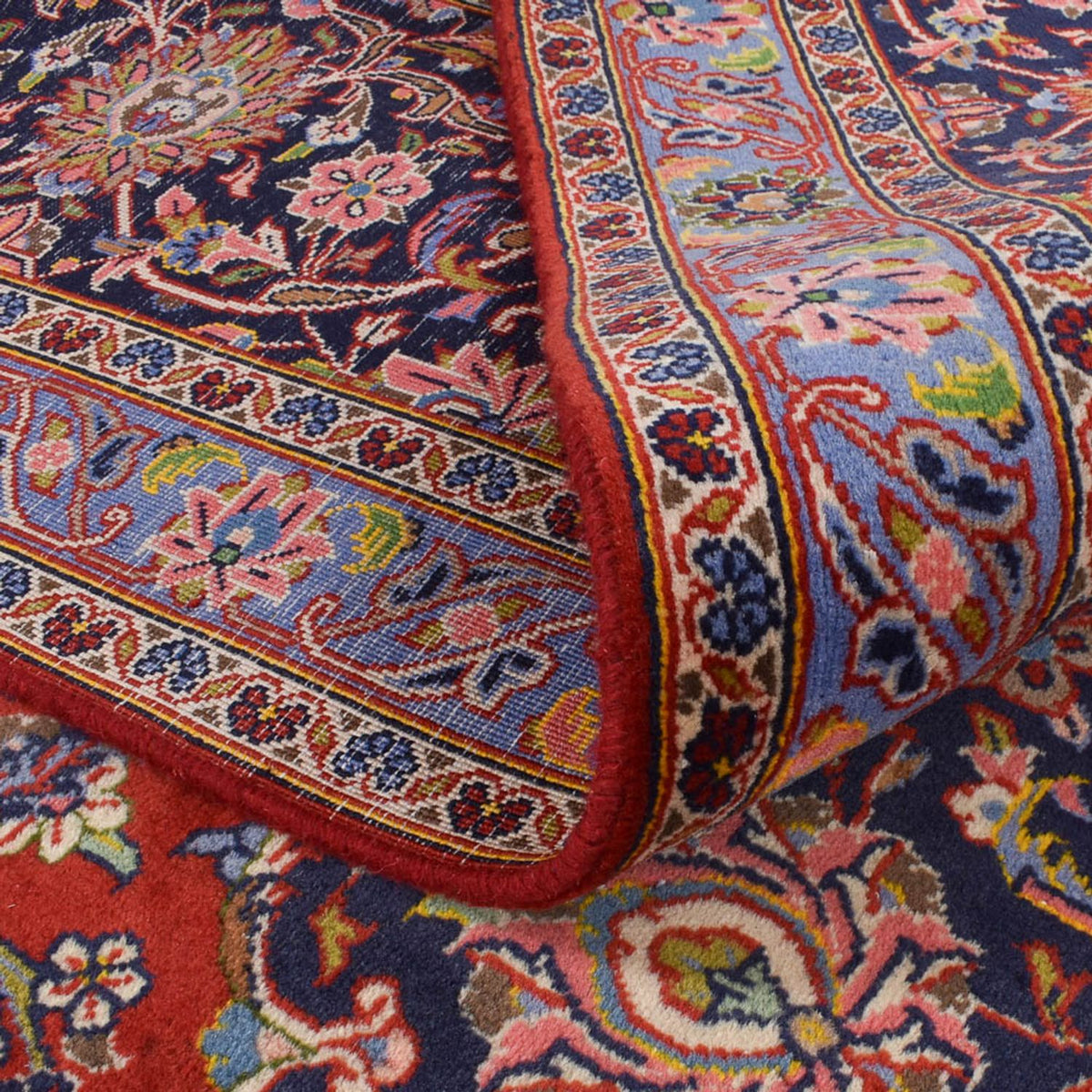 Tapis persan - Keshan - 412 x 300 cm - rouge