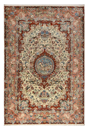 Tapis persan - Keshan - 322 x 221 cm - sable