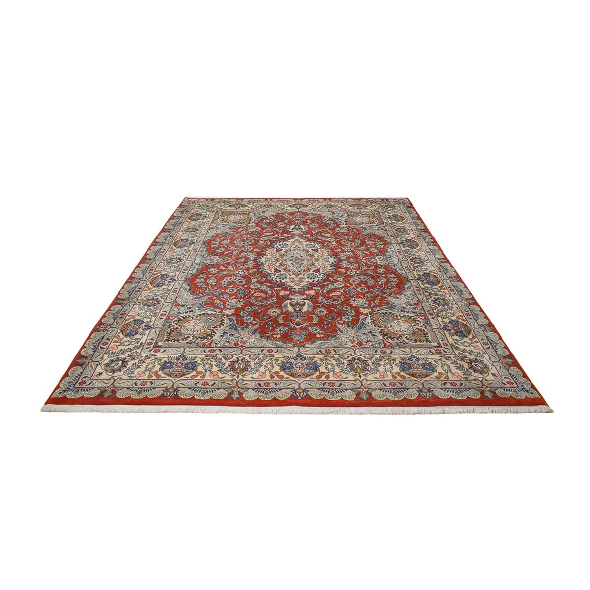 Tapis persan - Classique - 343 x 278 cm - rouge