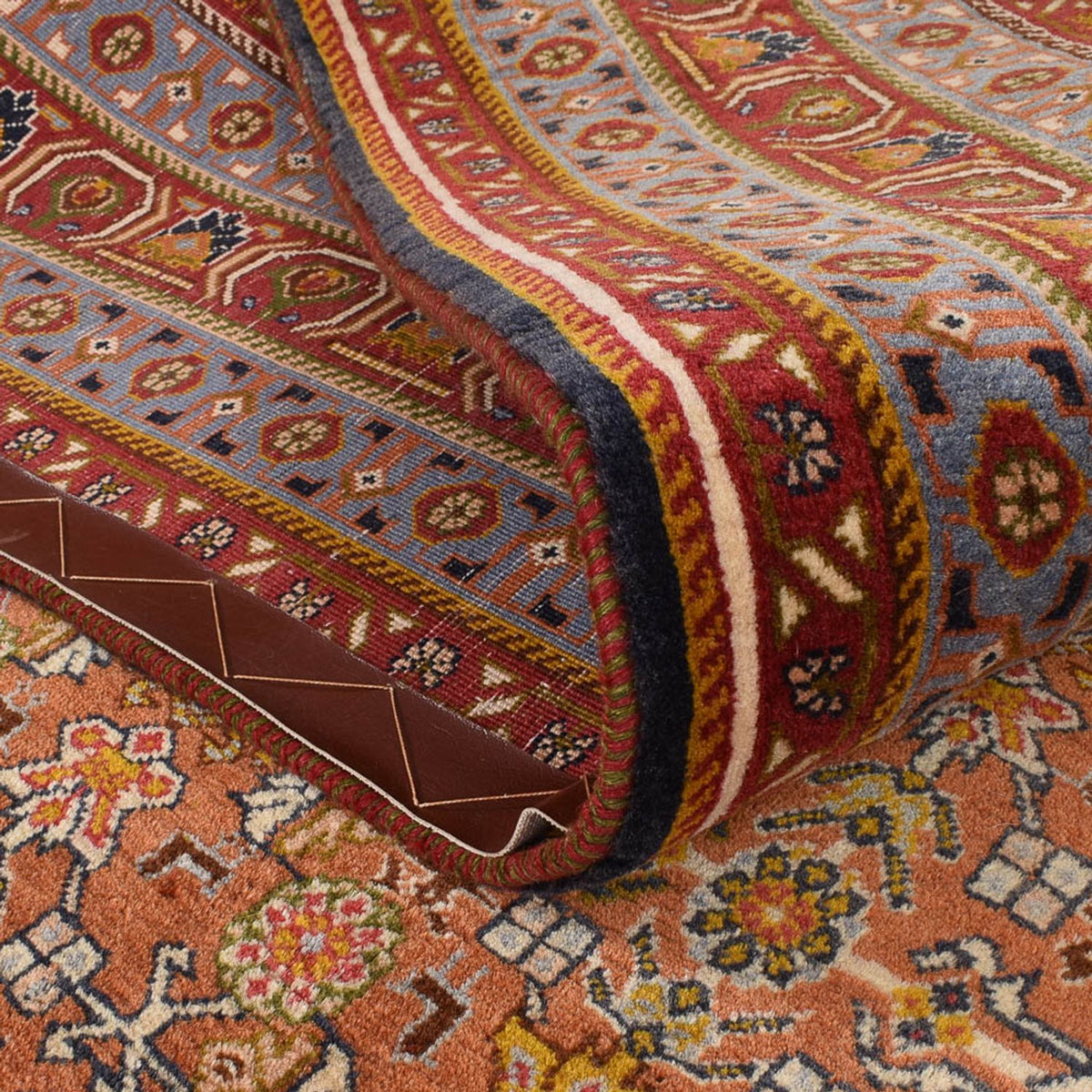 Tapis Gabbeh - Persan Kashkuli - 343 x 254 cm - rouge clair