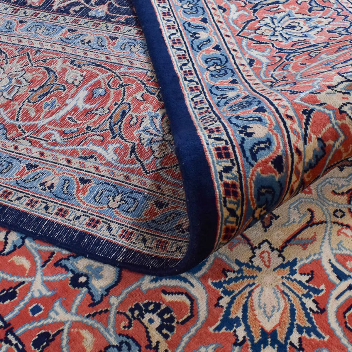 Tapis persan - Classique - 400 x 281 cm - bleu foncé