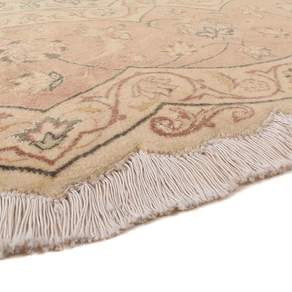 Tapis persan - Tabriz - Premium ronde  - 310 x 310 cm - beige
