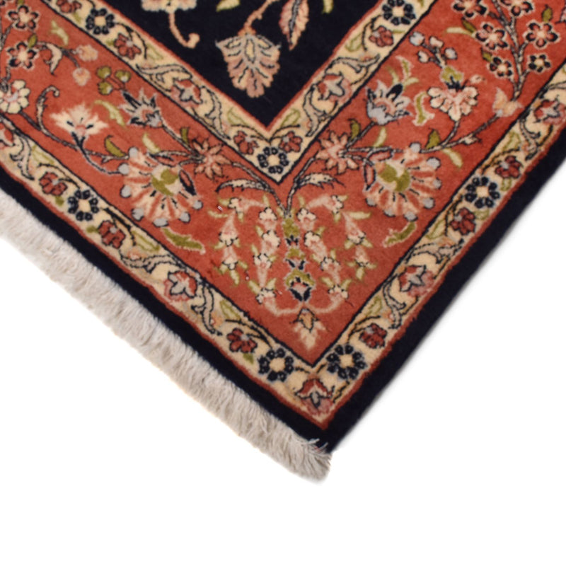 Tapis persan - Classique - 203 x 142 cm - bleu foncé