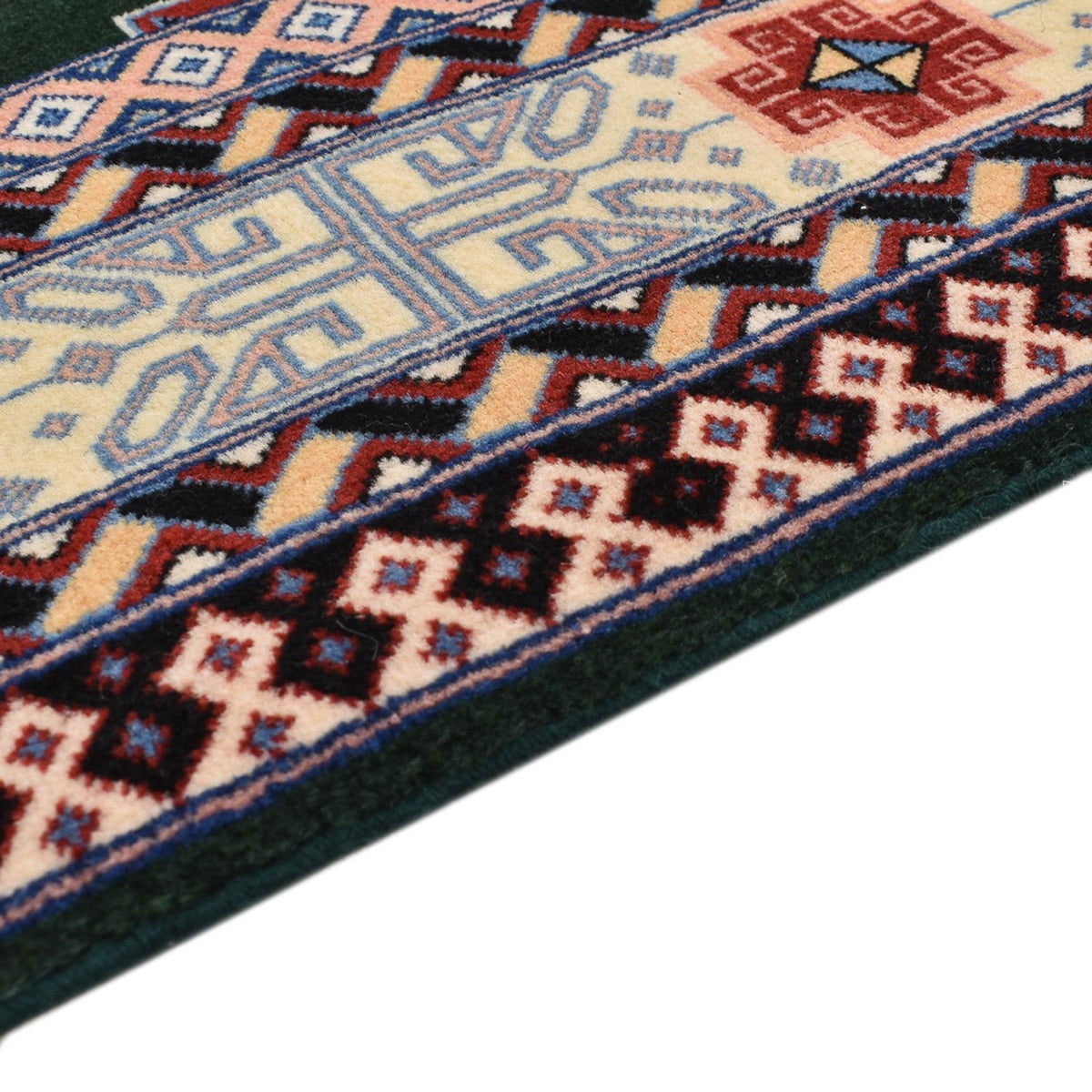 Tapis de couloir Tapis persan - Tabriz - Royal - 202 x 74 cm - bleu foncé