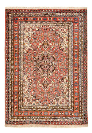 Tapis persan - Tabriz - 156 x 110 cm - rouge clair