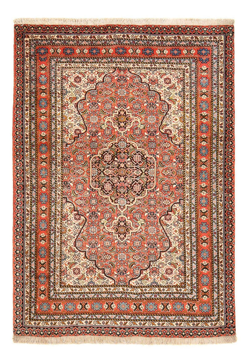 Tapis persan - Tabriz - 156 x 110 cm - rouge clair