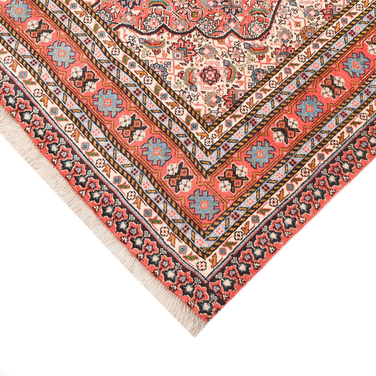 Tapis persan - Tabriz - 156 x 110 cm - rouge clair