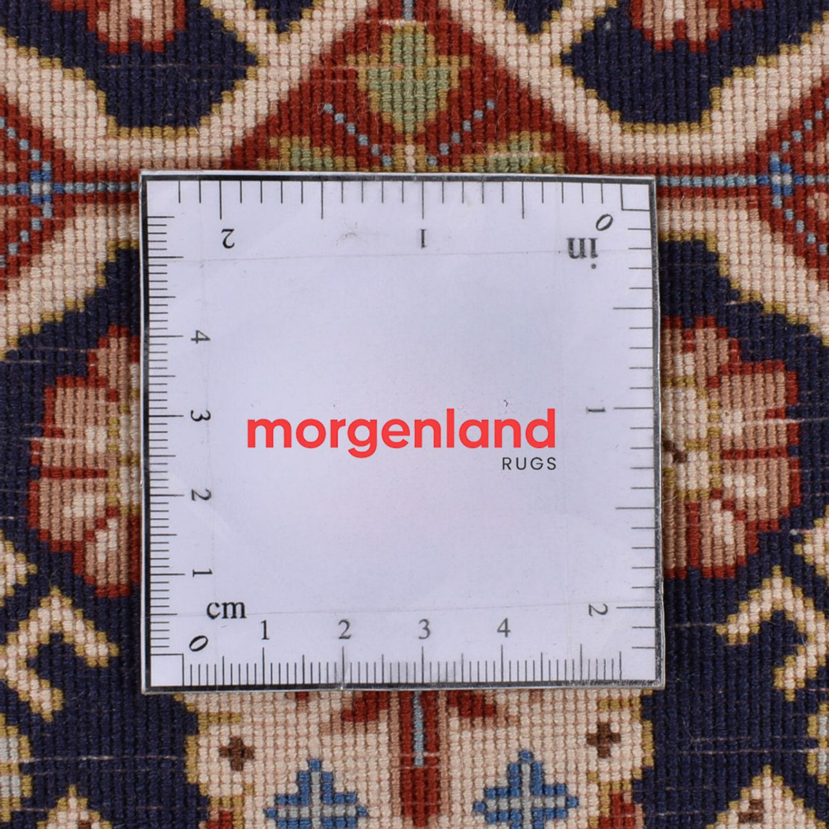 Tapis de couloir Tapis persan - Ghom - Royal - 195 x 51 cm - beige foncé