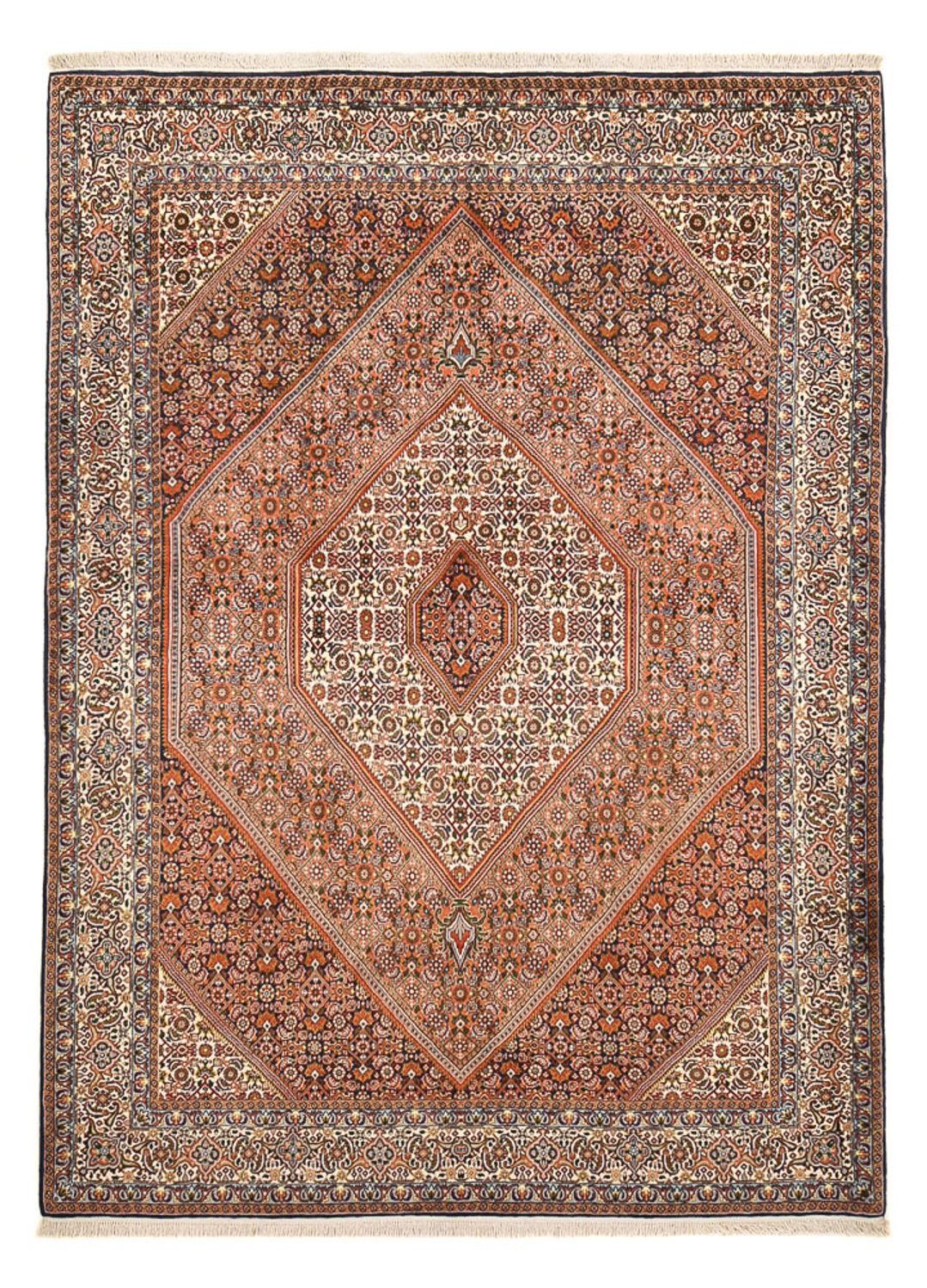 Tapis persan - Bidjar - 244 x 182 cm - rouille