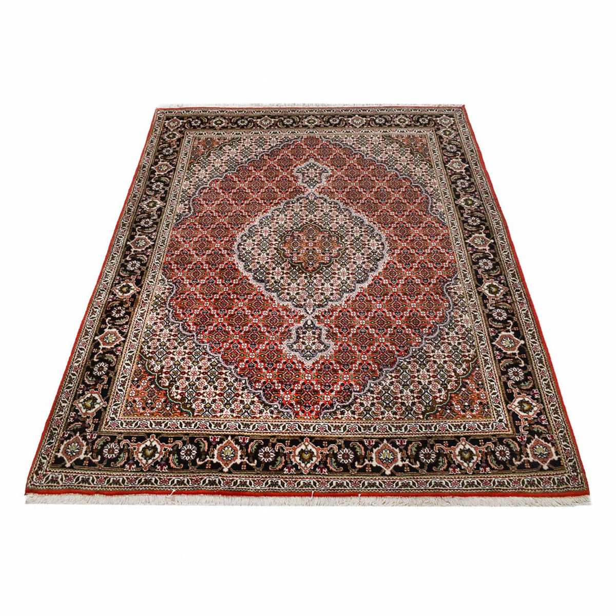 Tapis persan - Tabriz - Royal - 203 x 153 cm - rouille
