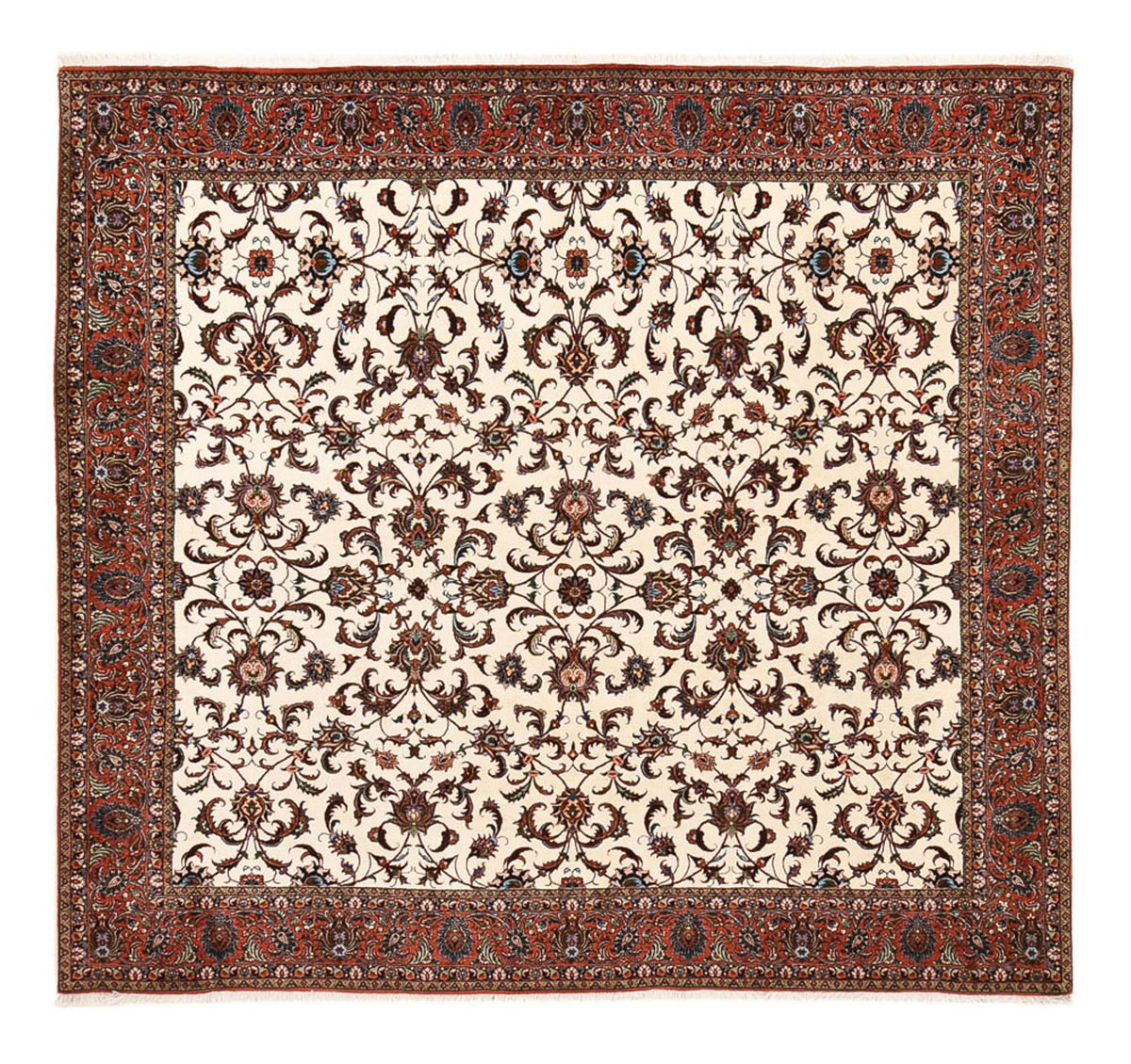 Tapis persan - Bidjar carré - 251 x 241 cm - crème