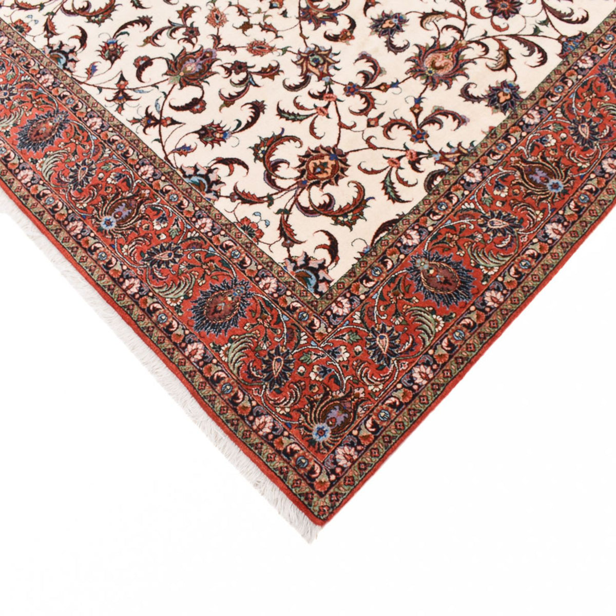 Tapis persan - Bidjar carré - 251 x 241 cm - crème