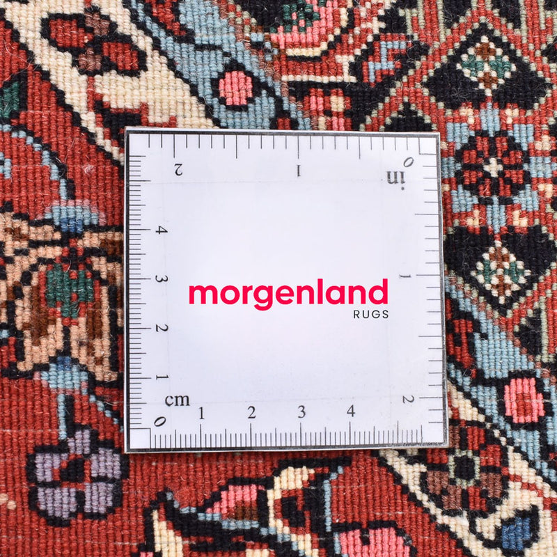 Tapis persan - Bidjar ronde  - 150 x 150 cm - rouille