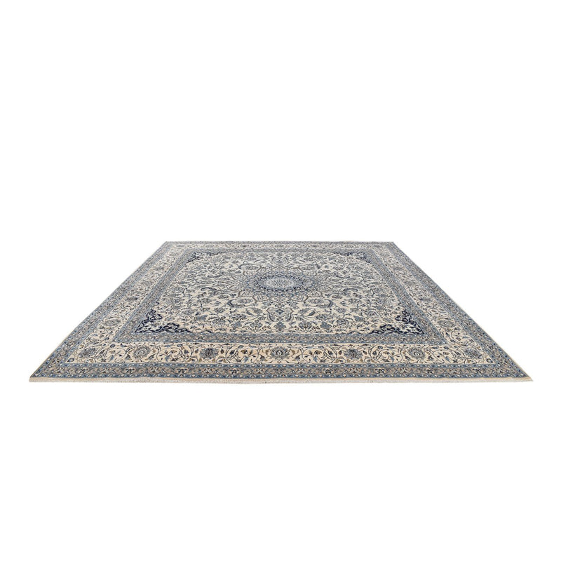 Tapis persan - Nain - Royal - 404 x 390 cm - crème