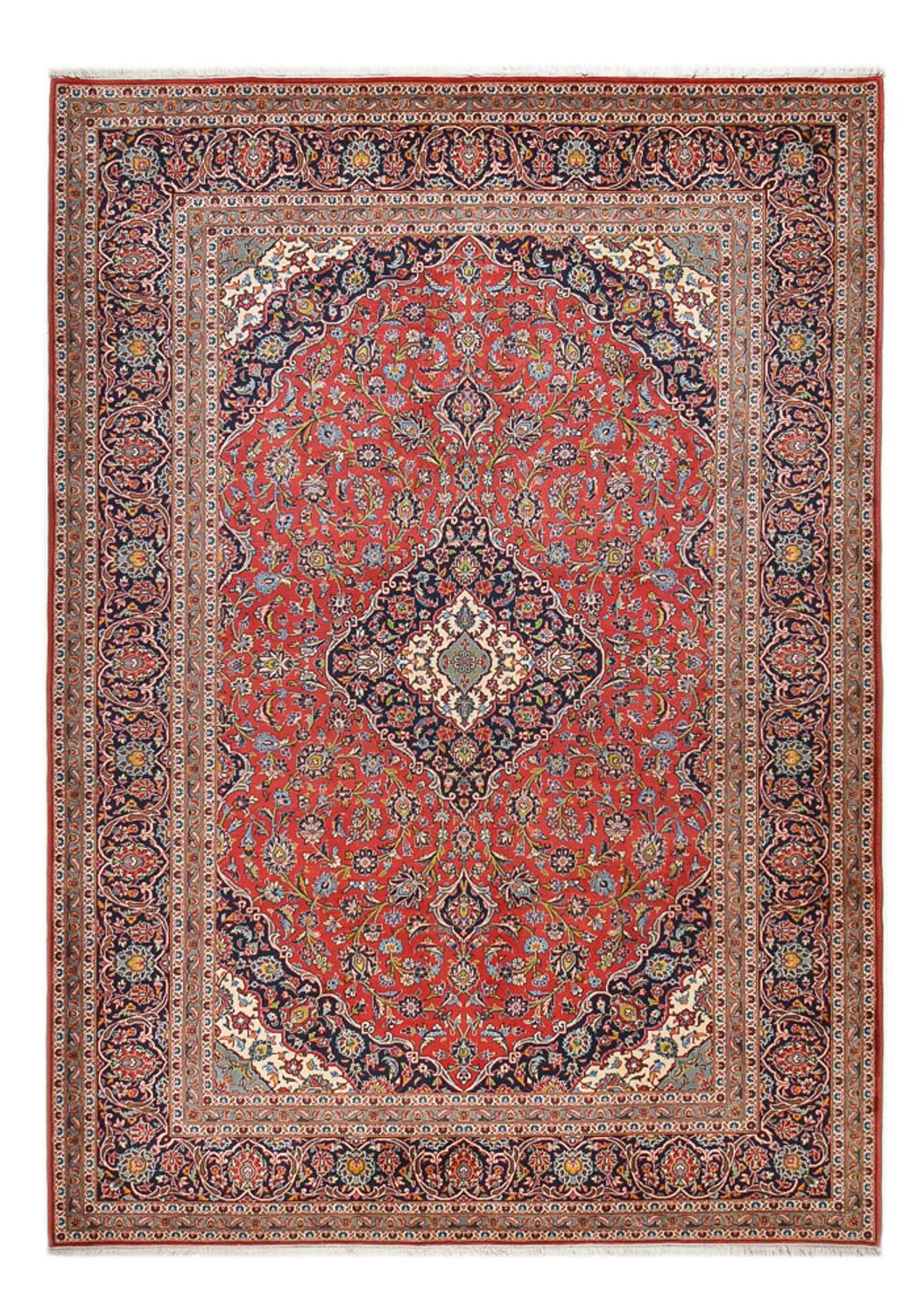 Tapis persan - Keshan - 350 x 246 cm - rouge
