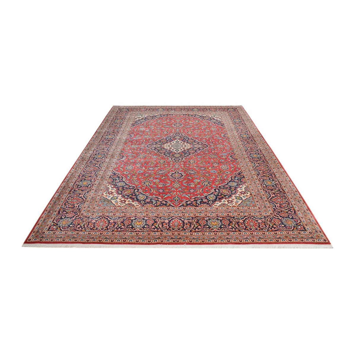 Tapis persan - Keshan - 350 x 246 cm - rouge