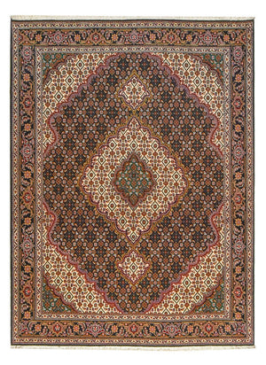 Tapis persan - Tabriz - Royal - 201 x 150 cm - marron