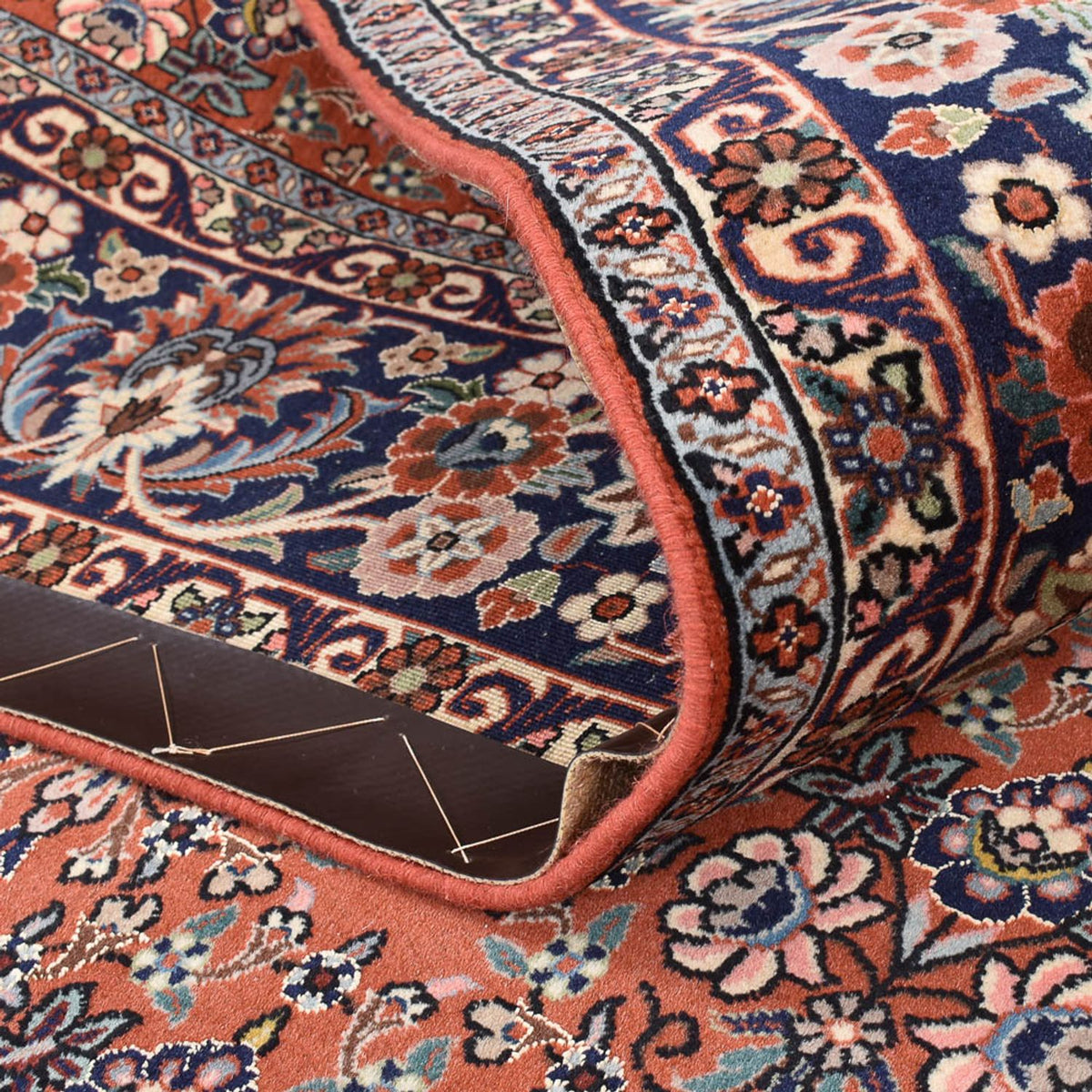 Tapis persan - Bidjar - 297 x 202 cm - rouge clair