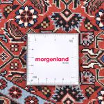 Tapis persan - Bidjar ronde  - 150 x 150 cm - rouge foncé