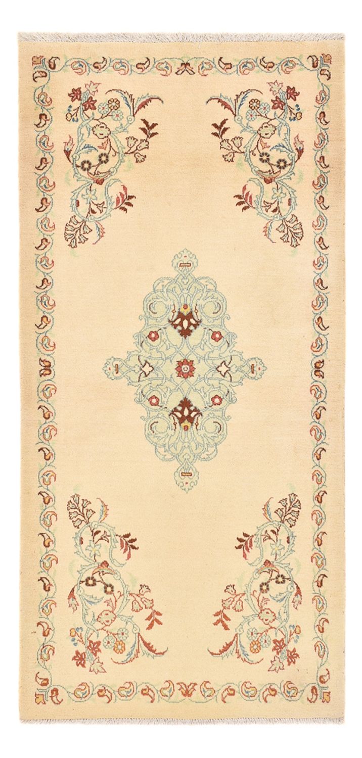 Tapis persan - Keshan - 158 x 75 cm - beige