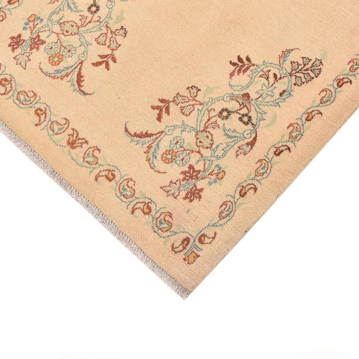 Tapis persan - Keshan - 158 x 75 cm - beige