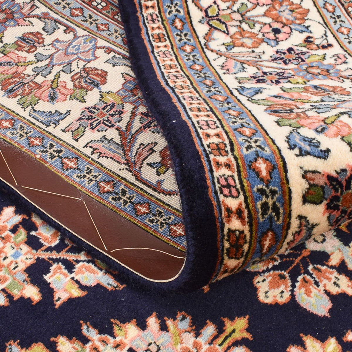 Tapis persan - Classique - 239 x 174 cm - bleu foncé