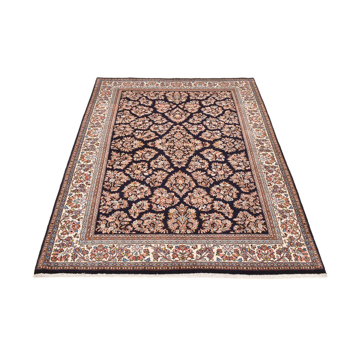 Tapis persan - Classique - 239 x 174 cm - bleu foncé