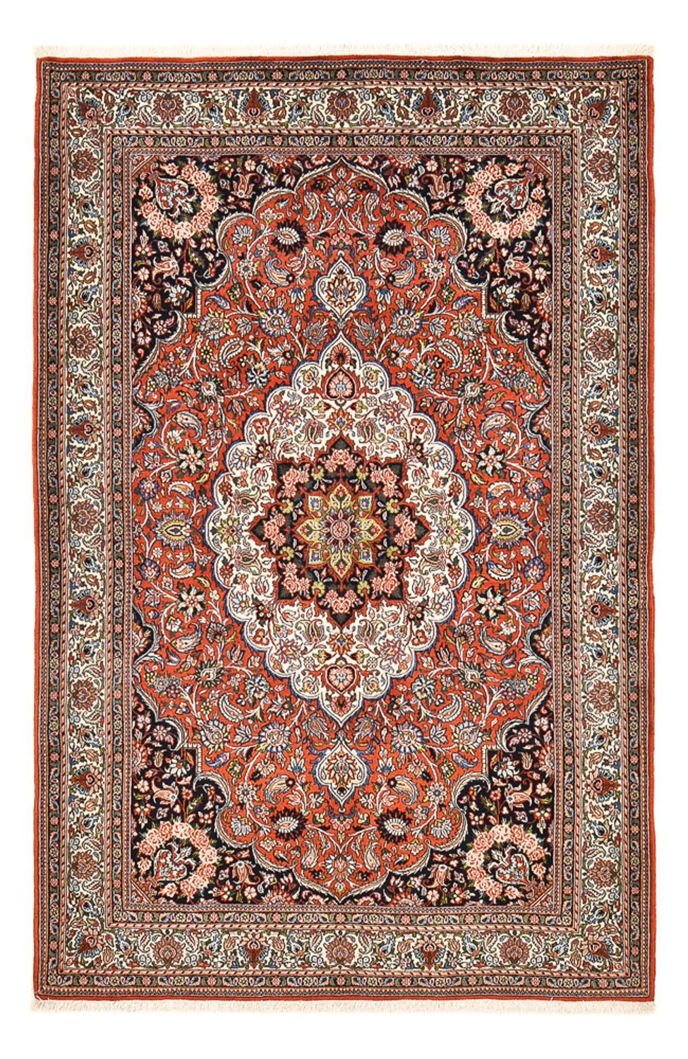 Tapis persan - Nomadic - 231 x 155 cm - rouge