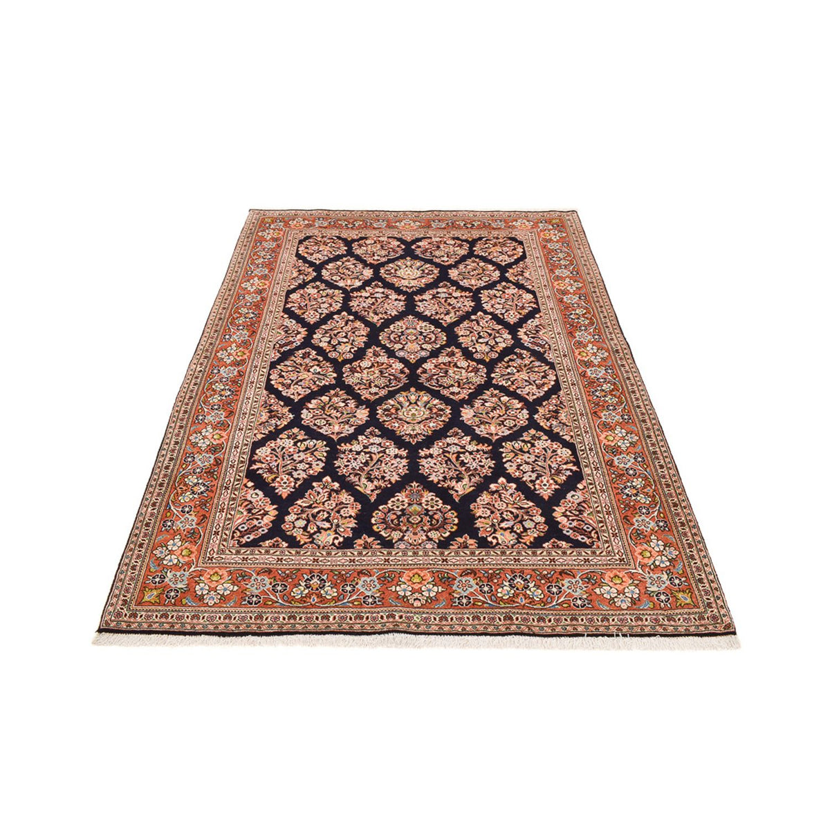 Tapis persan - Classique - 237 x 177 cm - bleu foncé