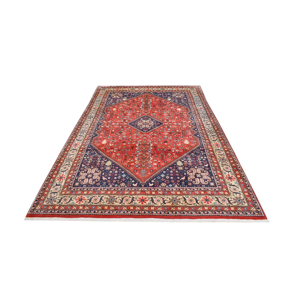 Tapis persan - Nomadic - 300 x 207 cm - rouge