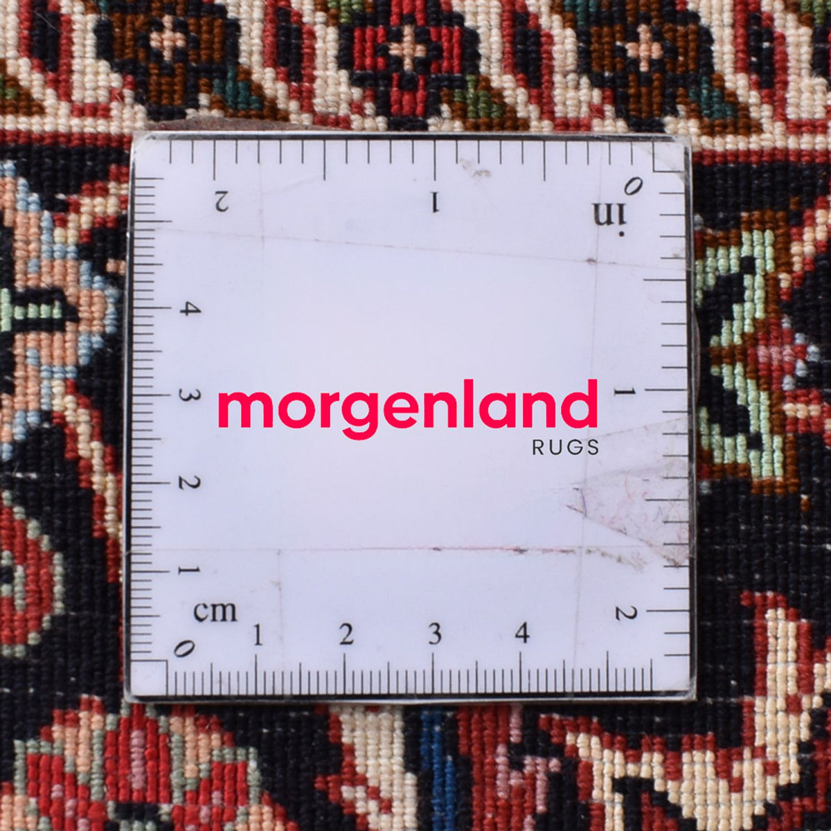 Tapis persan - Bidjar - 303 x 201 cm - rouge bordeaux